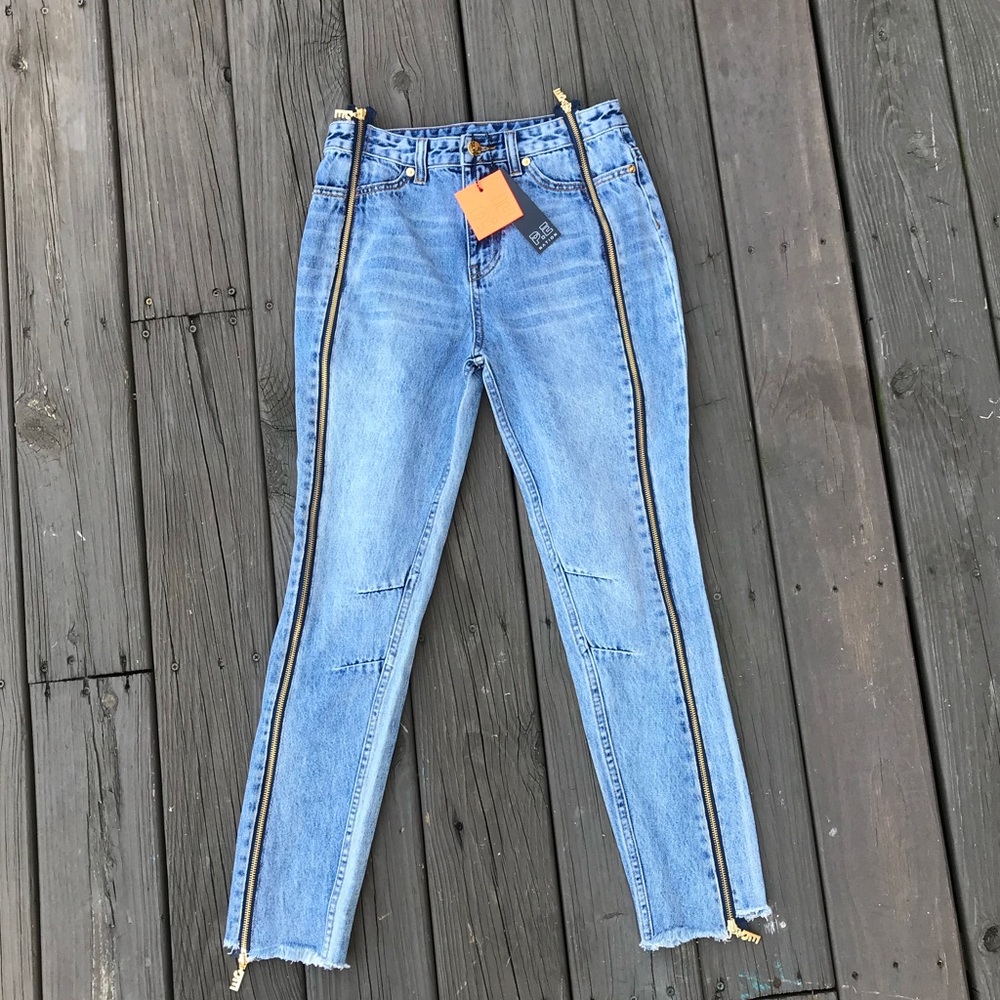 PE Nation Zippered Jeans Size 27